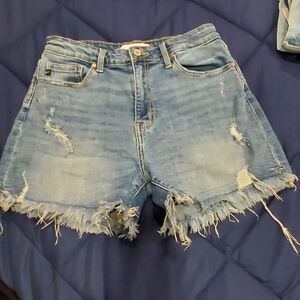 Kancan  Distressed Denim Women's Shorts, Size 9/28